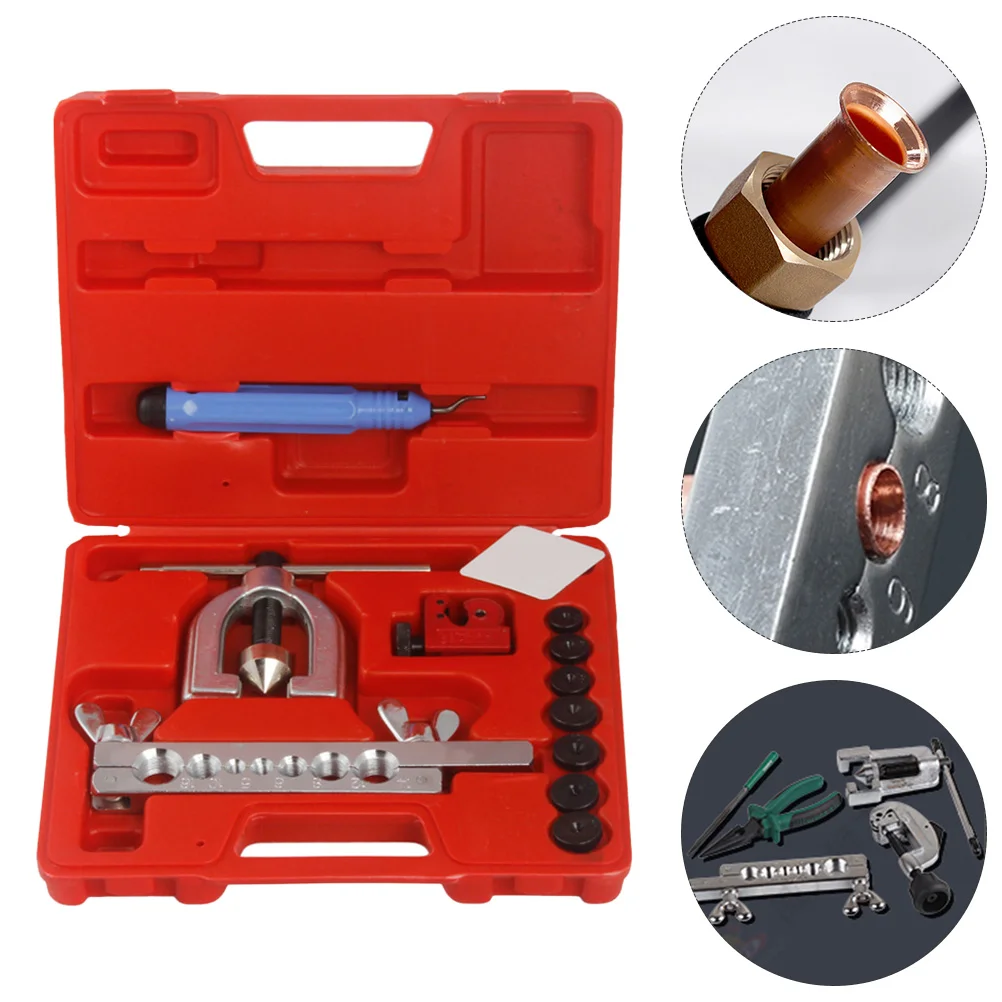 

Air Conditioner Suite Conditioning Reamer Brake Line Flaring Kit Flare Tool Tubing Tube Expander