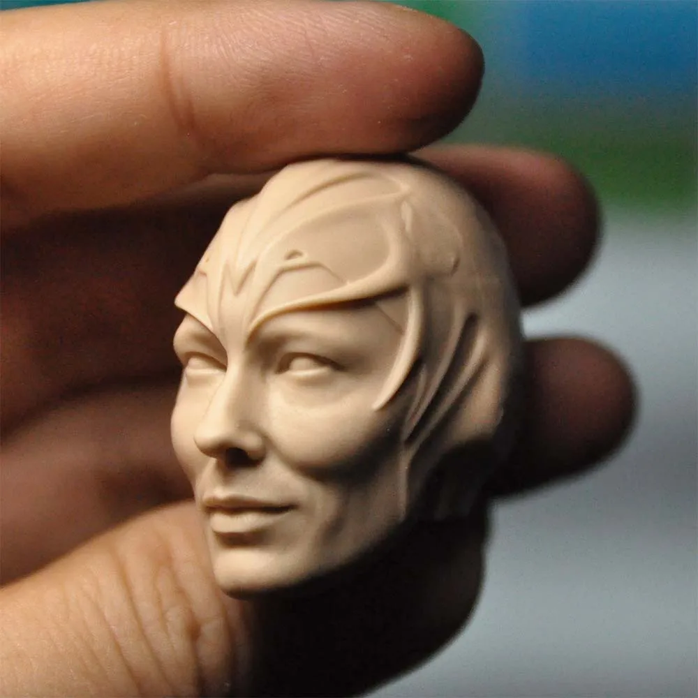 

Cate Blanchett 1/6 Anime Movie star Female Unpainted Head Carving For 12 Inch Action Figure Mode toys