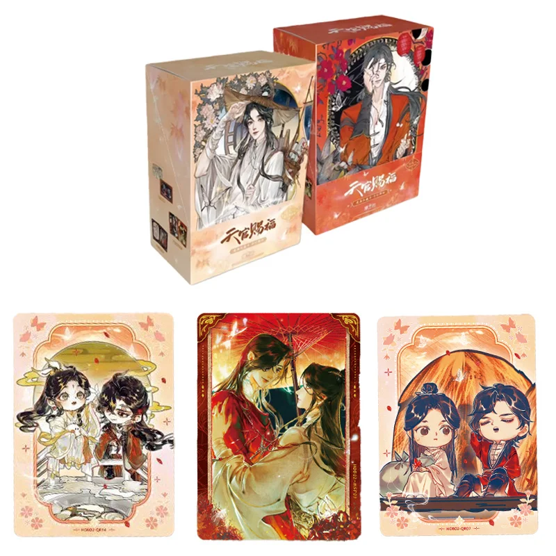 

Подлинное официальное благословение небес Hua Cheng Xie Lian Тысяча фонарей Shine, коллекционная карта комиксов для возвращения на родину, подарок