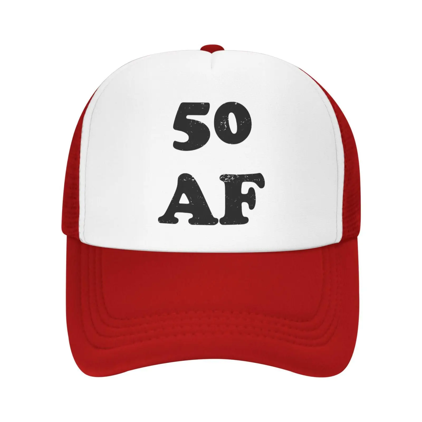 

50 AF 50th Birthday Hat Vintage Funny Trucker Hats Novelty Snapback Baseball Cap Classic Washed Cotton Dad Caps