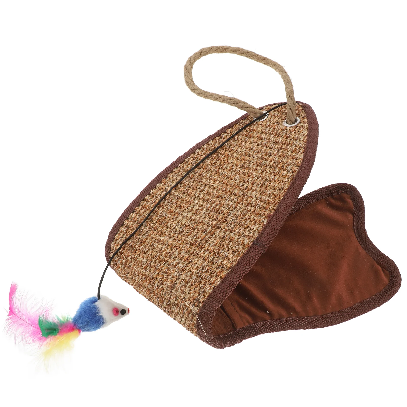 

1Pcs Cat Scratching Pad Fish Shaped Sisal Protective Mat Claw Grinding Cushion Furniture Wrap Grinding Claw Pad