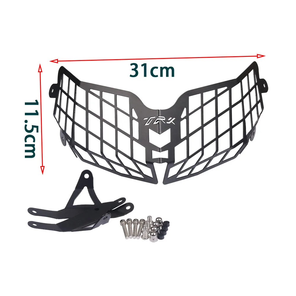 2023 For Bennlli TRK 502 X TRK502X TRK502 2022 2021 2020 2018 2019 Motorcycle Headlight Head Light Guard Protector Cover Grille