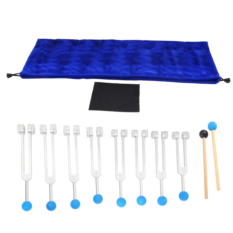 Imagem -04 - Chakras Tuning Fork Alma Ponderada Garfos para Chakra de Cura Terapia do Som Reliever Stress 7