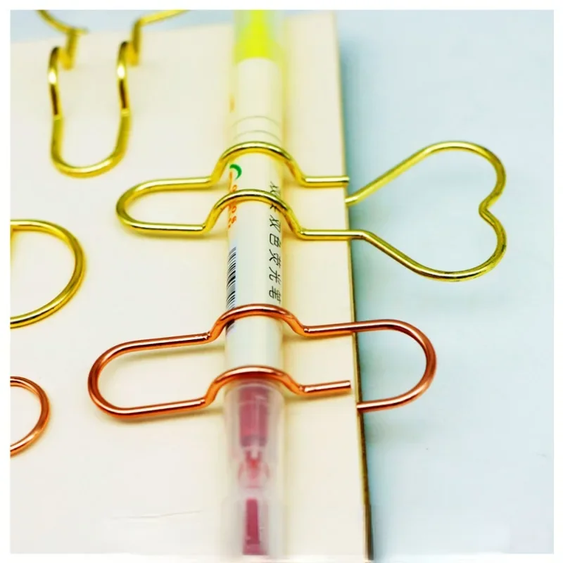 5Pcs Metal Pen Clip New Creative Notebook Accessories Paper Clips for Convenient Carrying Paper Clips, Pen Holder Pen Buckle