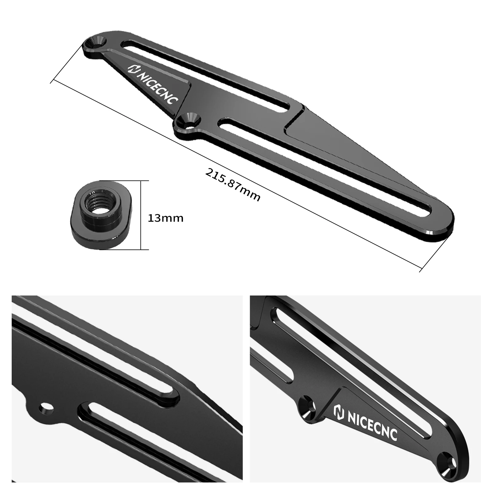 Für Yamaha Tenere 700 T700 XTZ 700 2019-2023 Windschutzscheibe Windschutz Halterung Dash Stabilisator Tenere 700 TENERE 700 XTZ 700 T7 700XTZ – Detail 2