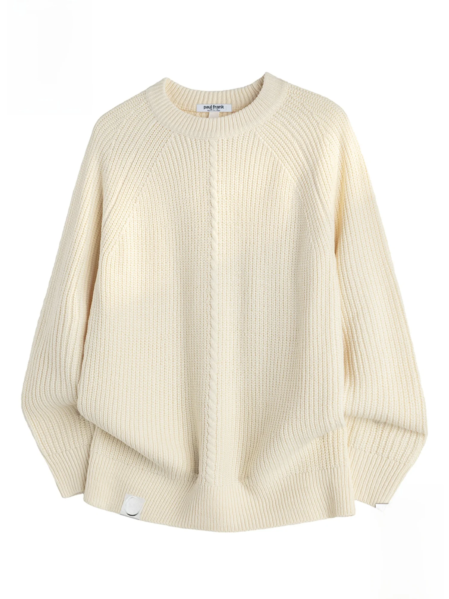 

PaulFrank Men's Knitted Loose Fit round Ne Sweater Spring Season Color Casual Sle Comfortable Warm Faionable