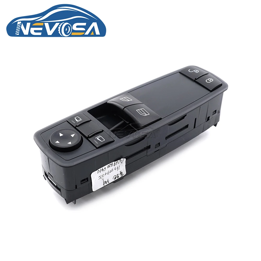 NEVOSA A1698206410 For Mercedes-Benz A W169 B W245 ML W164 R W251 GL X164 A180 A200 B200 Power Window Control Button A1698206510