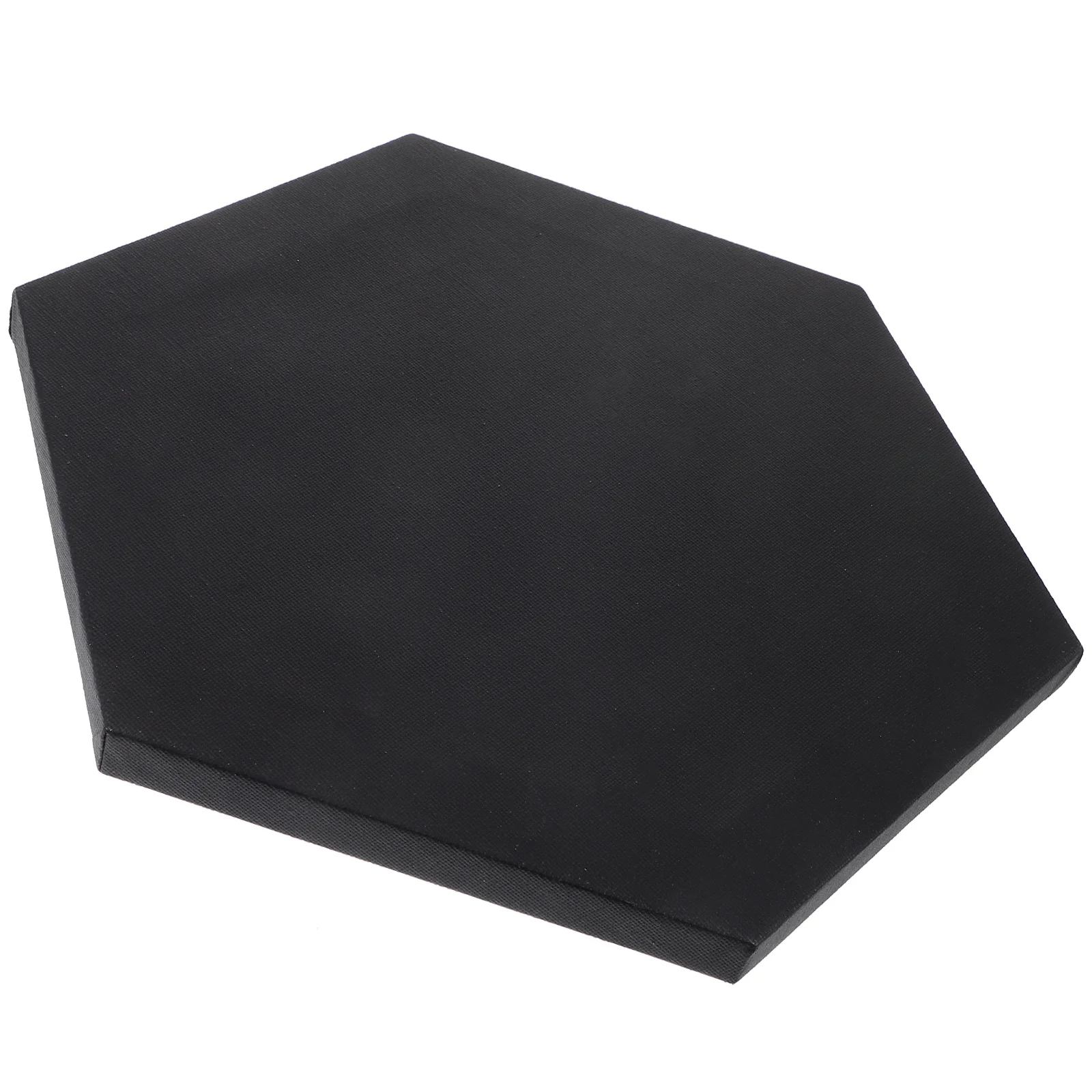 

2Pcs Hexagon Canvas Boards Black Frame Preassembled Stretched Canvas Ideal Oil Acrylic Paints Art Painting Board