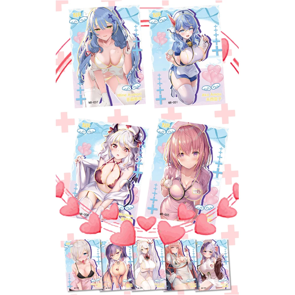 Cartas de colección de Goddess Story para niños, cartas encantadoras de Jue Mei, juguetes de mesa de Anime para niñas jóvenes, regalo de cumpleaños