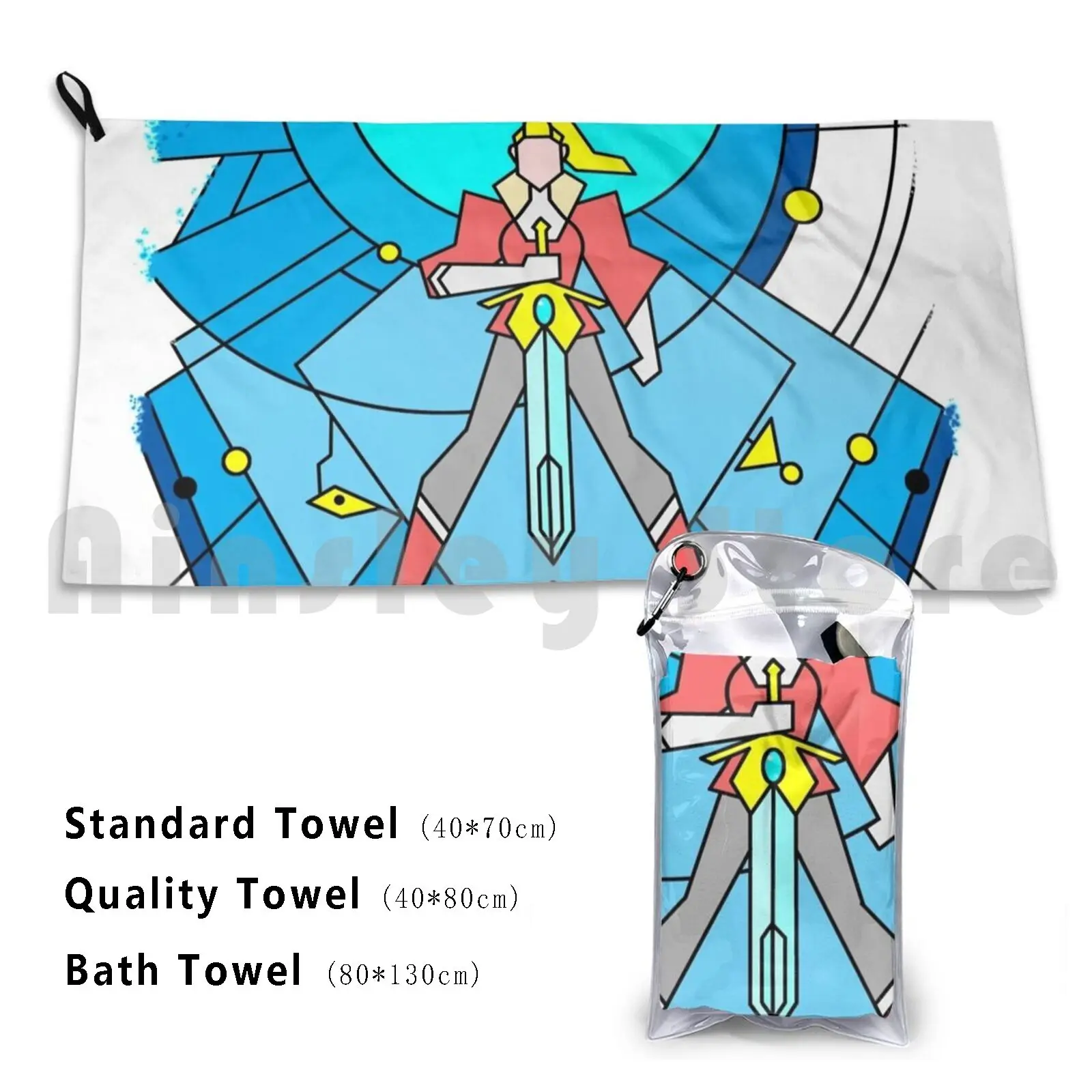 Adora's Symbol ( Dark Version ) Beach Towel Quick Dry Quality Towel She Ra Shera Adora She Ra Et Les Princesses Au