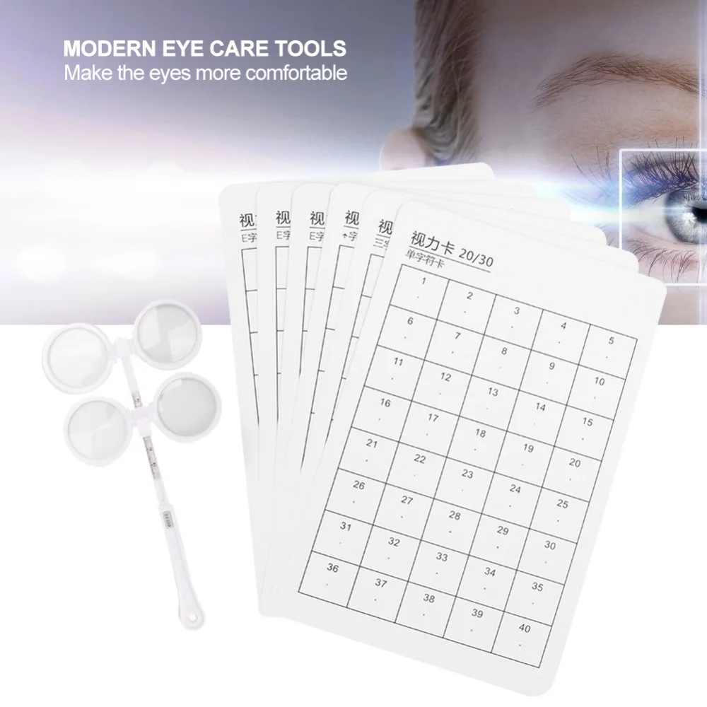 Adjustable Optical Flipper ±200 Degree Plastic Material Optometry Instrument Visual Card ±150 Degrees Vision Training Tool