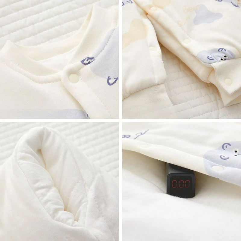 Somenie الوليد الطفل نيسيي سميكة الشتاء القطن الخالص الطفل ارتداءها الدافئة القطن الشتاء لطيف مطبوعة بنين بنات نيسيي #3