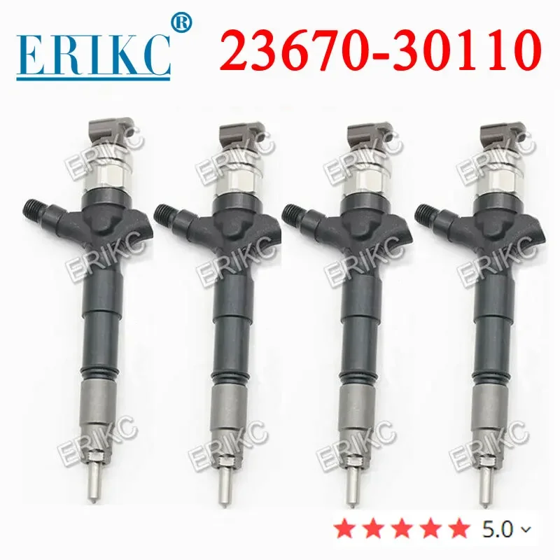 4PCS NEW Fuel injector 23670-30110 Diesel Auto Parts Sprayer Assy 23670 30110 For Toyota Hilux 1KD 2KD 2367030110