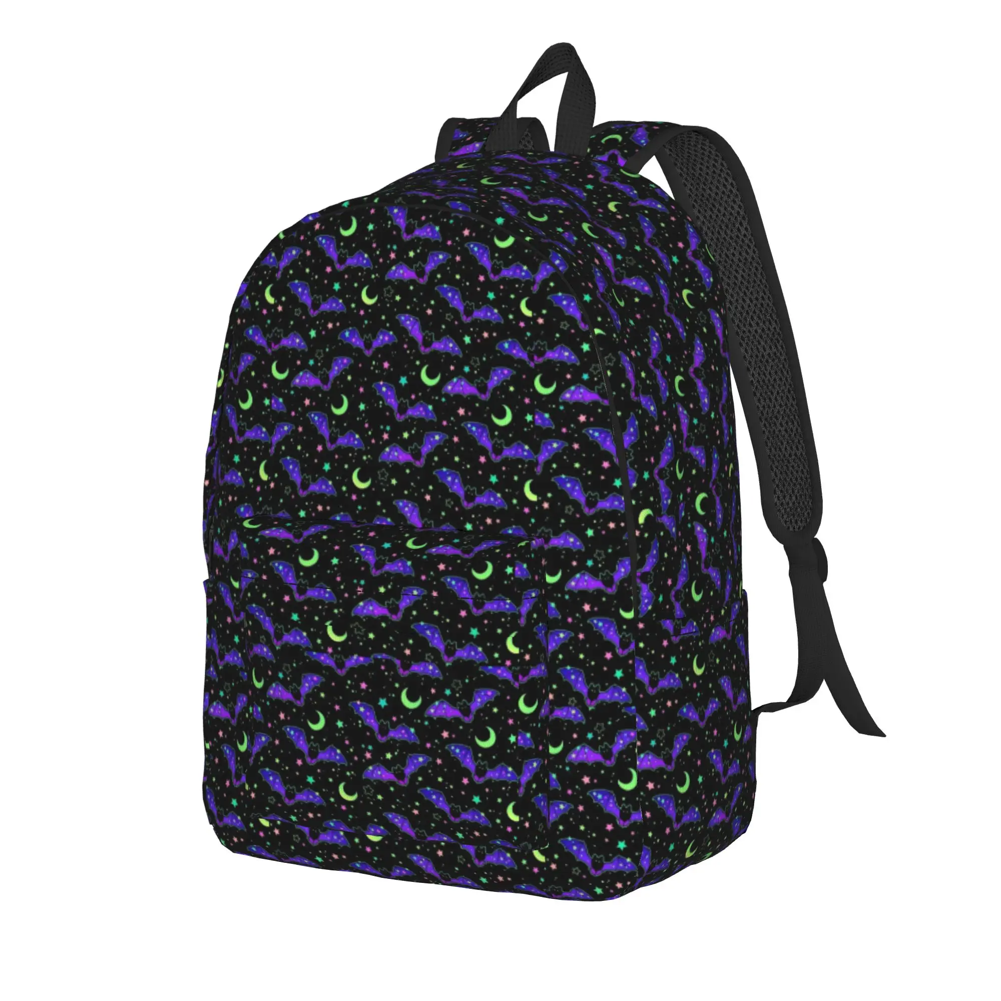 Dark Swirl Chaos Abstract Texture Backpack  Women Polyester Workout Backpacks Soft Streetwear School Bags Rucksack