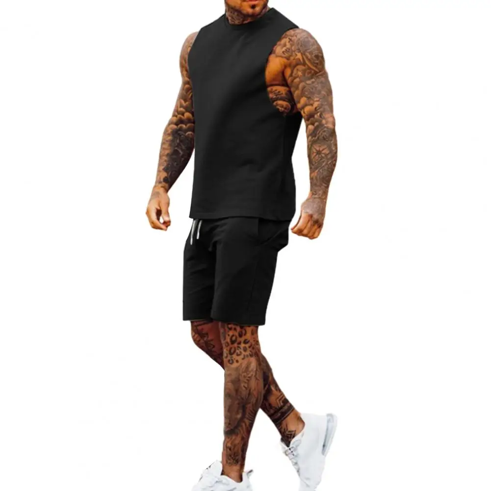 Мужская спортивная одежда, летняя майка для фитнеса, мужская рубашка без рукавов для бега, бодибилдинга, дышащая повседневная жилетка с круглым вырезом