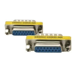 DB Series D-SUB DB9 DB15 DB25 DB37 Pin Male/Female to Male/Female RS232 Port VGA Connector M-F M-M F-F Gender Changer Adapter