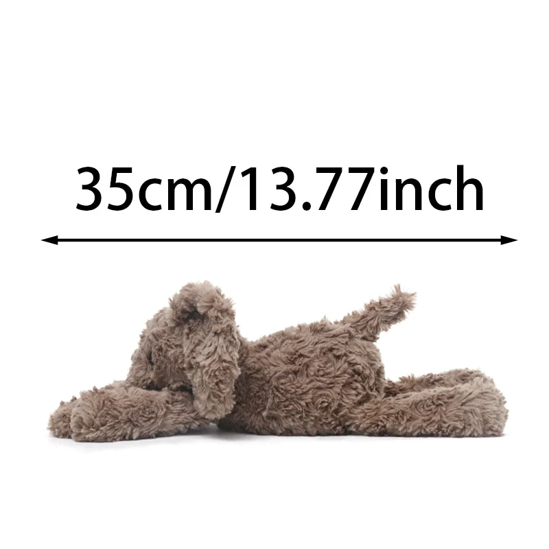 35 سنتيمتر لطيف الفيل ألعاب من نسيج مخملي لينة النوم القماش دمية مضحك الطفل النوم رفيق غرفة الديكور الفتيات هدايا عيد ميلاد الطفل