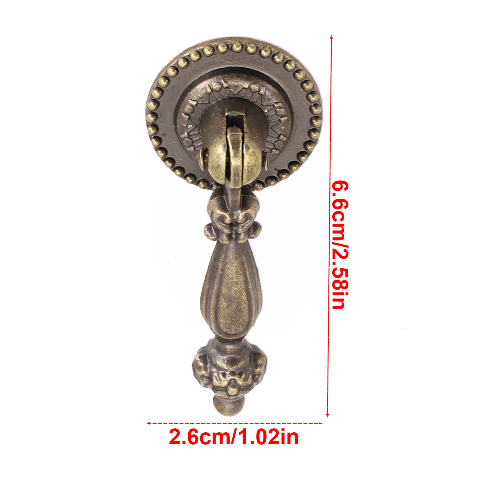 

12PCS Antique Bronze Color Cabinet Door Handle European Style Cabinet Door Drawer Pulls Furniture Wardrobe Cupboard Handle