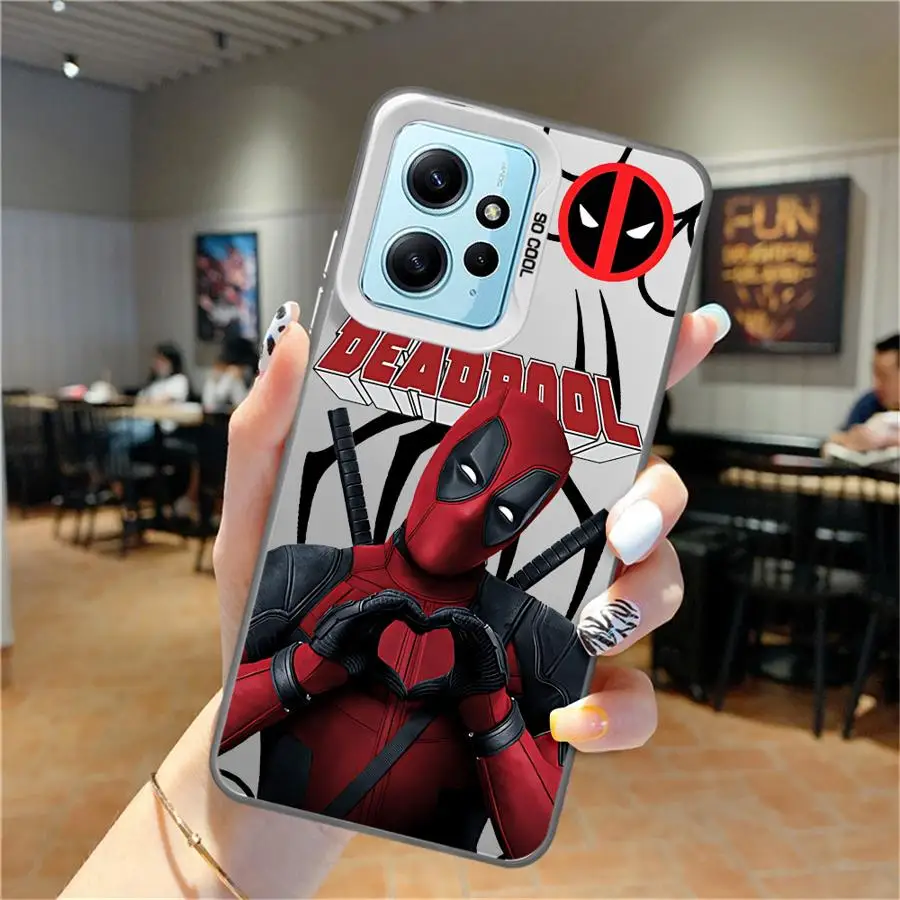 Marvel Super Hero Cool Phone Case for Redmi Note 10 12 13 4G 5G 10S 10Pro 11 11S 11 12 13 Pro4G 5G 11 12 13ProPlus5G 12S Matte