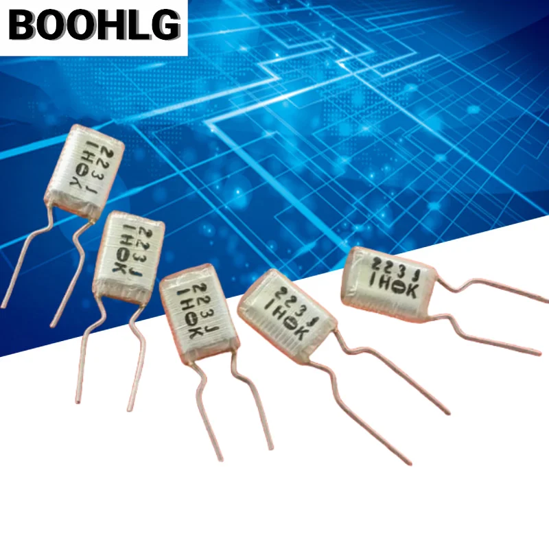 

20PCS Polyethylene Capacitor 0.022uf 50v 22nf 50v 223J 50v p5