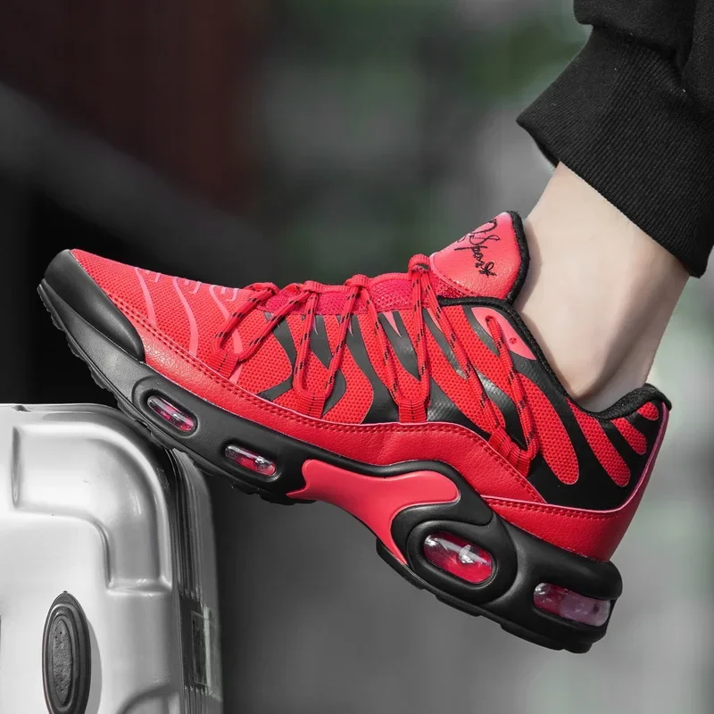 2022 Fashion Air Cushion Men's Sneakers Breathable Casual Shoes Men Winter Comfortable Jogging Sneakers Soft Walking Shoes Male