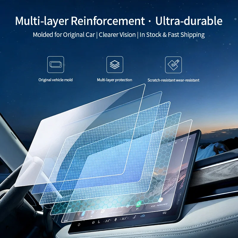 For Formula Leopard 8 Denza B8 2025 2026 GPS Navigation Screen Protector Interior Tempered Glass Protective Film Accessories