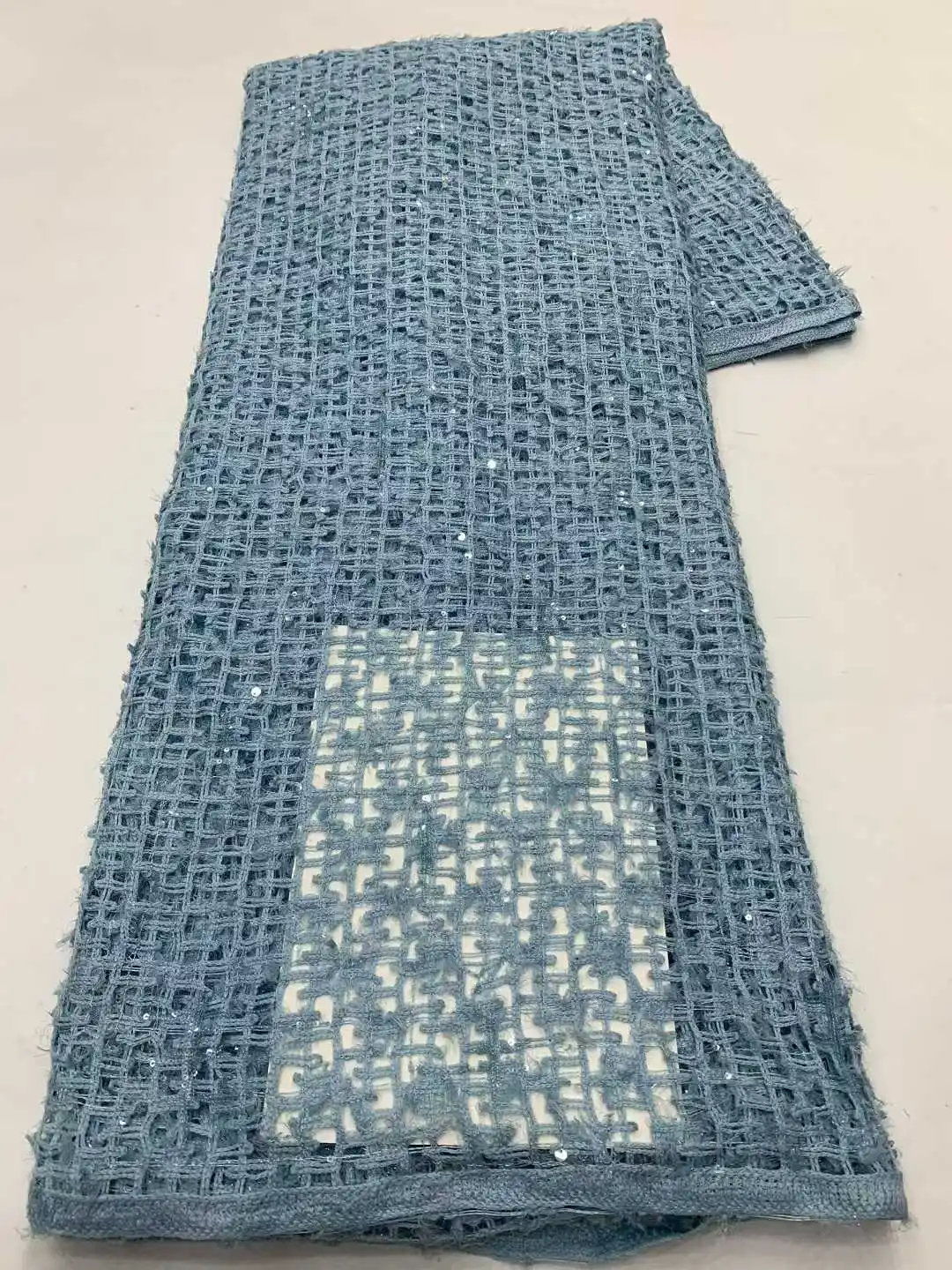 

2026 африканская кружевная ткань с блестками, высокое качество, французская вышивка бисером, кружевная ткань для нигерийского свадебного шитья