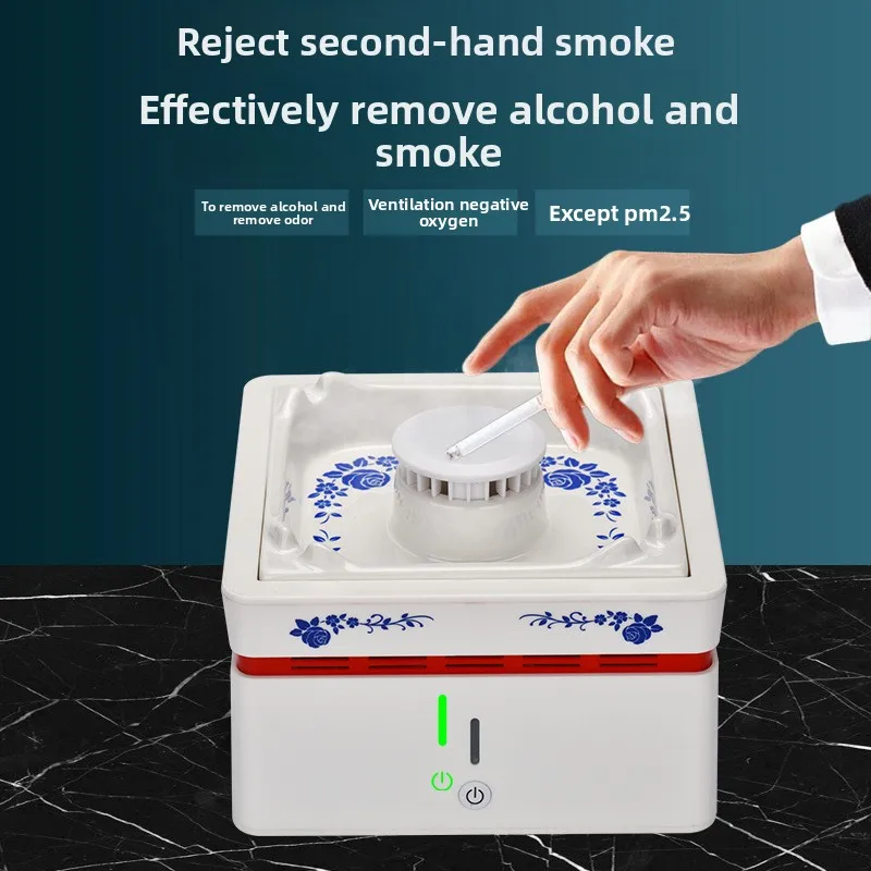 منفضة سجائر ذكية جديدة لتنقية الهواء 15 مليون أيونات سالبة تحرير شريط الأكسجين في الغابات العائلية