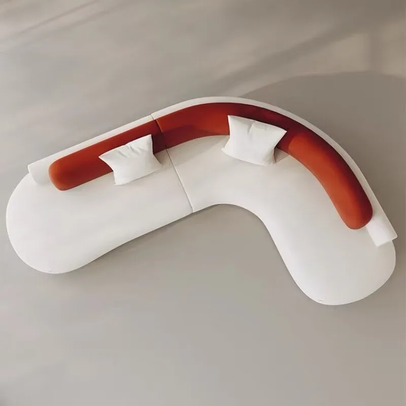 Sofa Right Angle Living Room Shaped Sofa Office Reception Combination