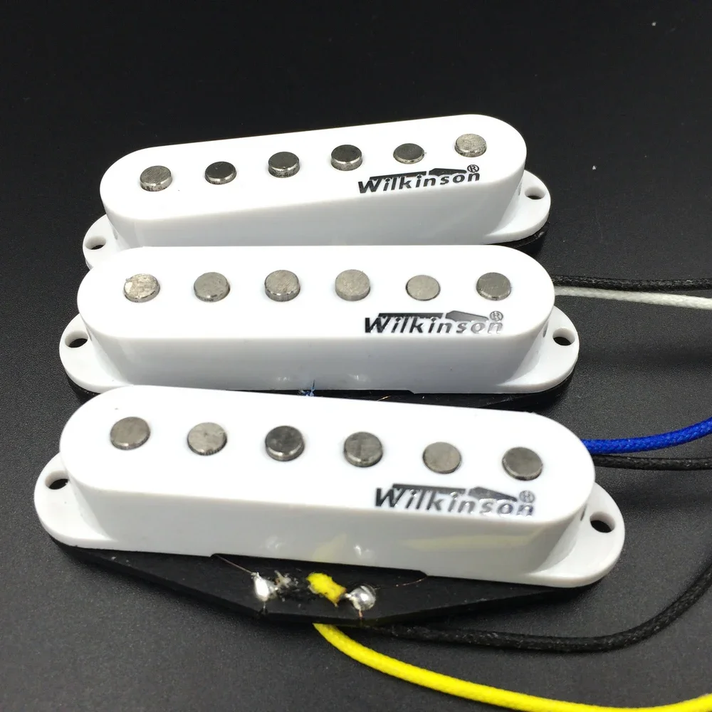 

Wilkinson Premium 60's WVS Alnico V Single Coil Гитарные звукосниматели Белые детали для электрогитары Аксессуары ST Гитара Сделано в Корее