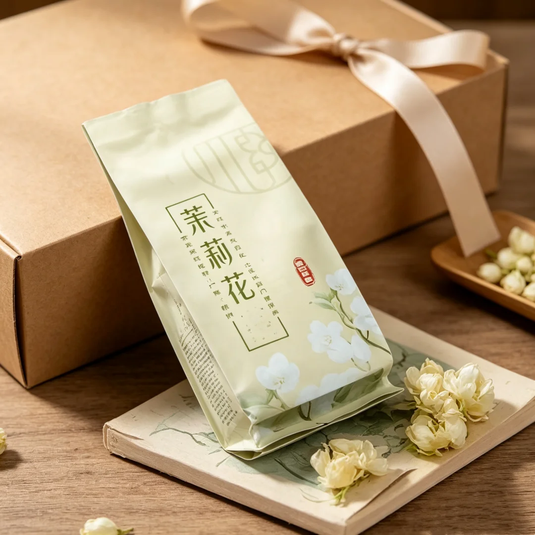 Real Chinese Jasmine Flower Tea Set Bags S/M/L 250g/500
