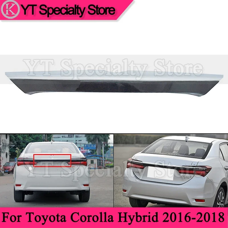 

Задний багажник Kamshing, гальванизированная Декоративная полоса для Toyota Corolla Hybrid 2016-2018, крышка багажника, яркая полоса