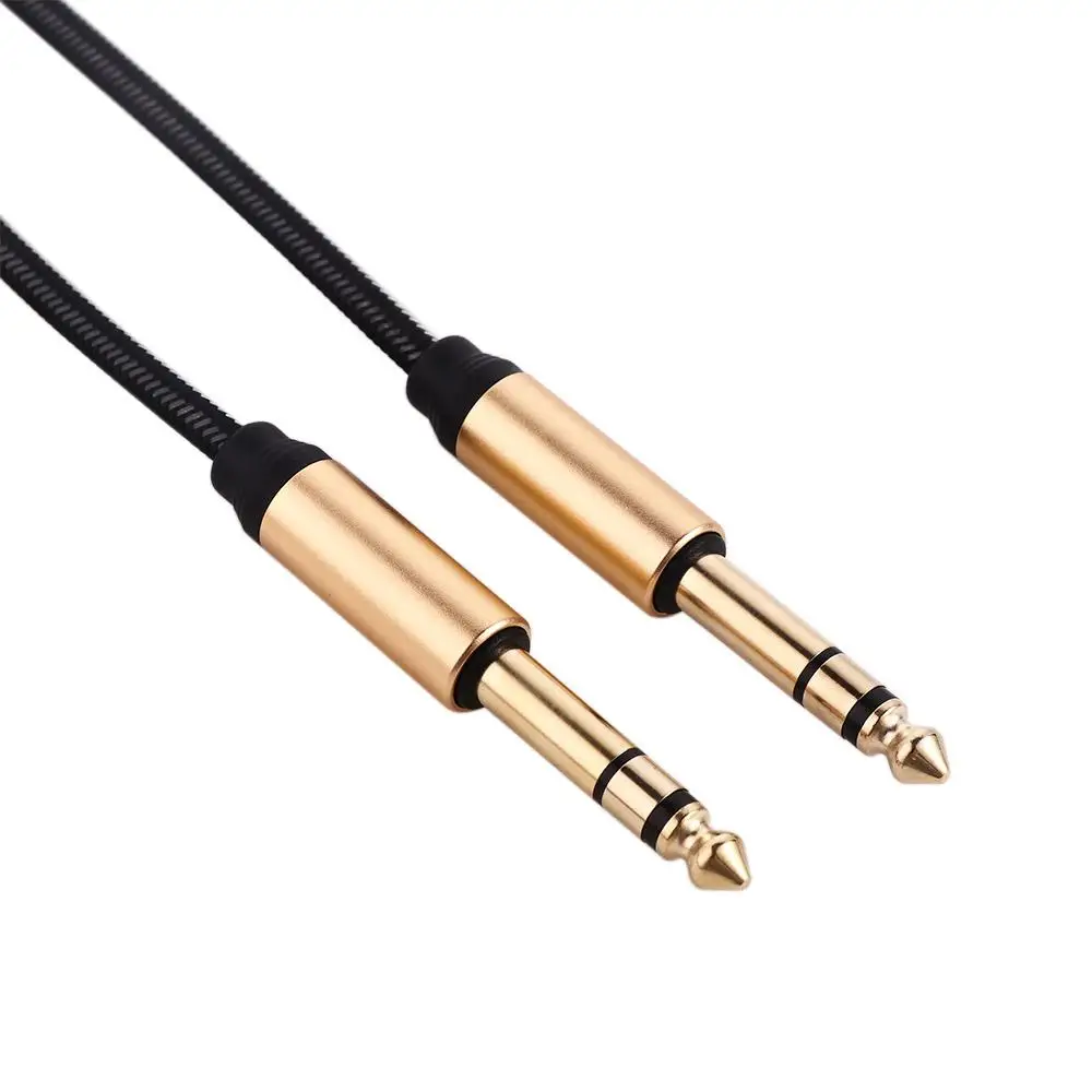 

Male Audio Cord 1/4" Male Speaker Wire TRS Balanced Stereo Audio Cable Aux Cable Instrument Guitar Cable 6.35mm to 6.35mm Cable