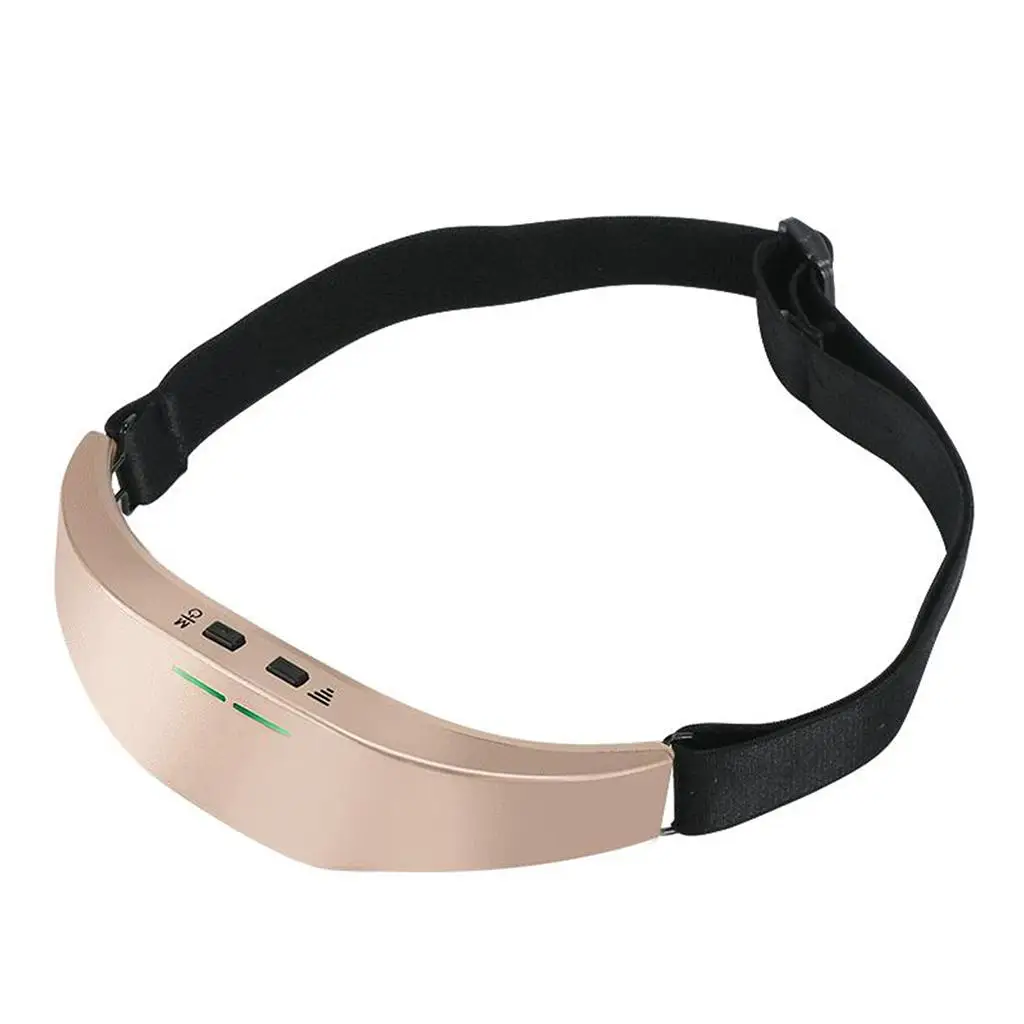 Electric Head Massager Intelligent Migraine Sleeping Treatment Device Golden