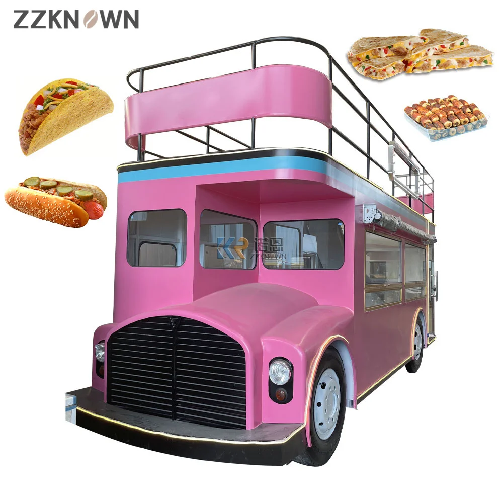 OEM Electric Fast Travel Ice Cream Food Cart Hot Dog Coffee Van Truck Kiosk for Sale in Dubai and Europe with Shipment By sea