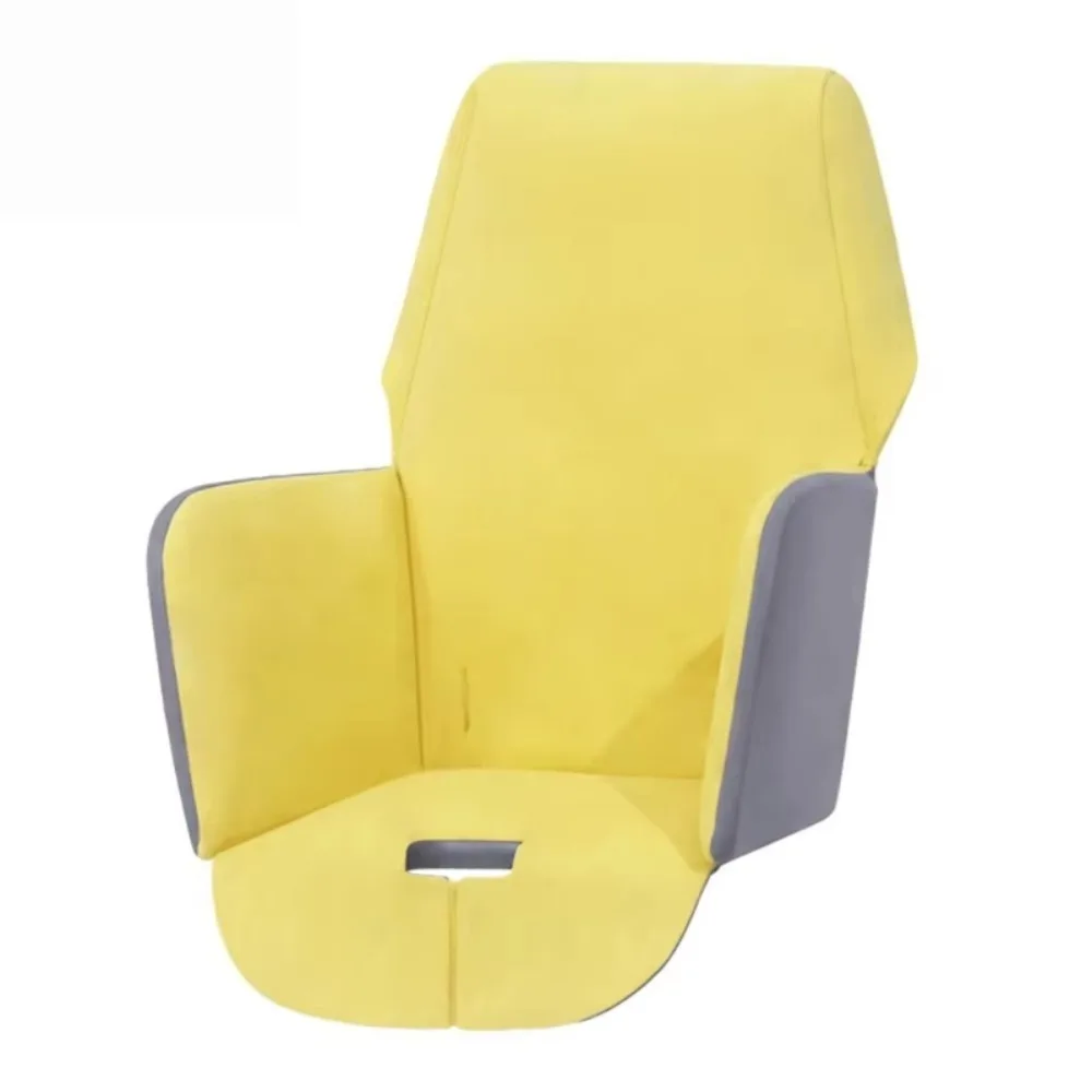 

Soft Baby Dining Chair Seat Cover Breathable Polka Dots Infant High Chair Cushion Comfortable Yellow High Chair Accessories