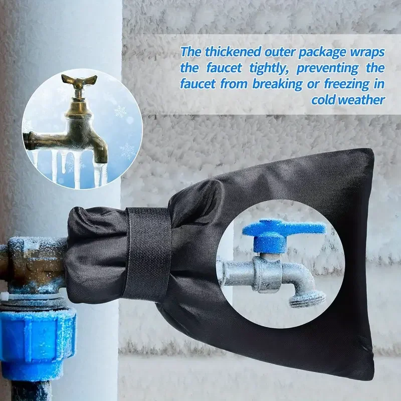 

1-20 шт., уличный зимний чехол для крана, антизамерзающий изоляционный рукав, водонепроницаемая термозащитная сумка, защитная сумка от замерзания