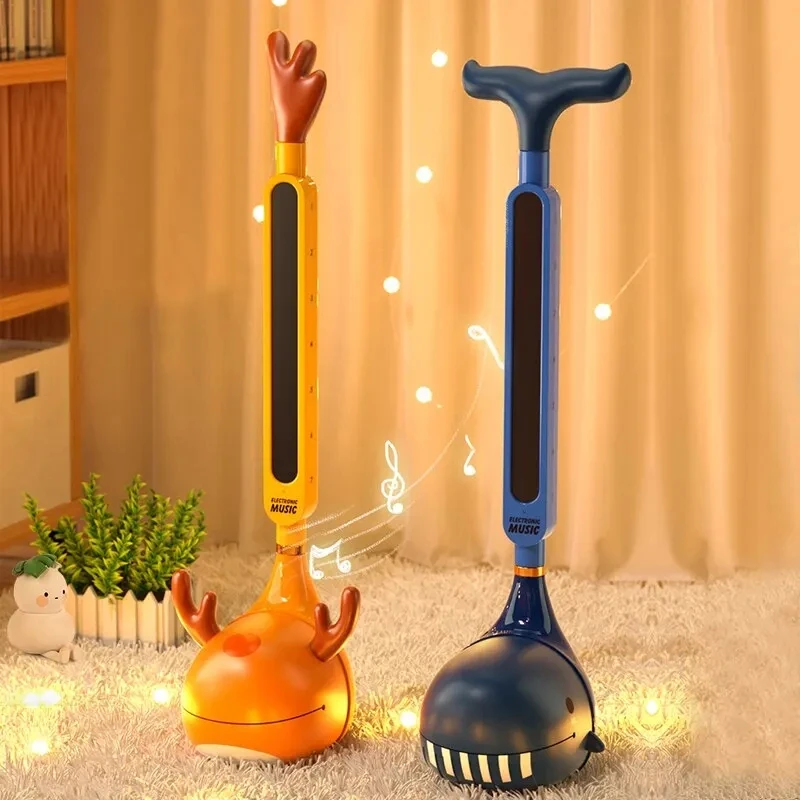 Otamatone Japanese Electronic Musical Instrument Tomatone Synthesizer Electric Tadpole Kawaii Christmas Gifts for Kid Piano Toys