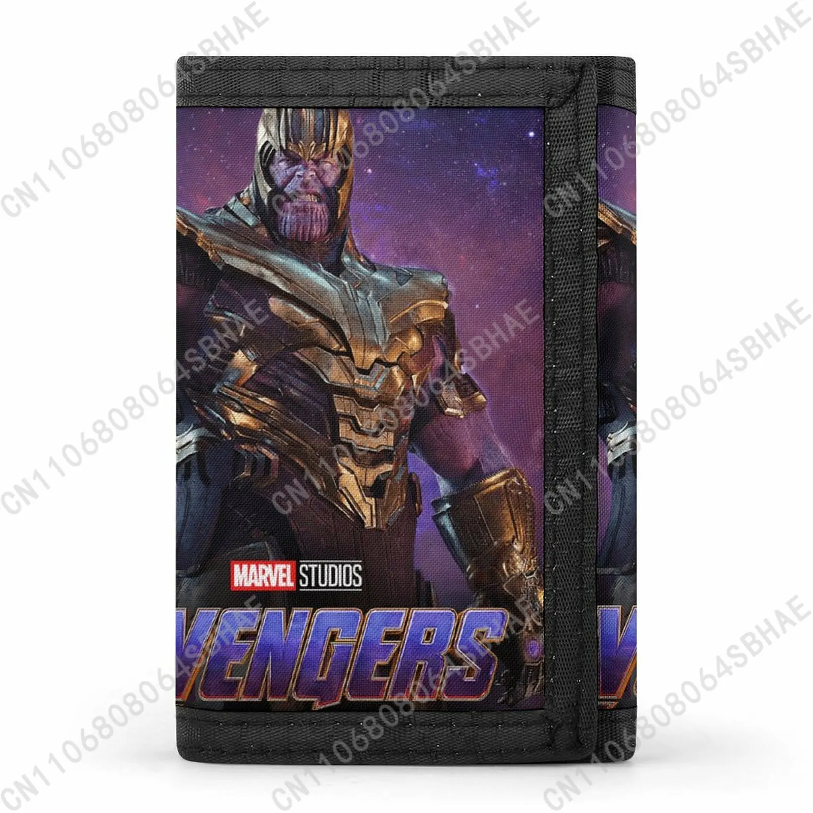 

Marvel Thanos Tri Fold Wallet Teenage Girls Boys Slim 3 Fold Card Personalized Pattern Purse School Daily Use Cosplay