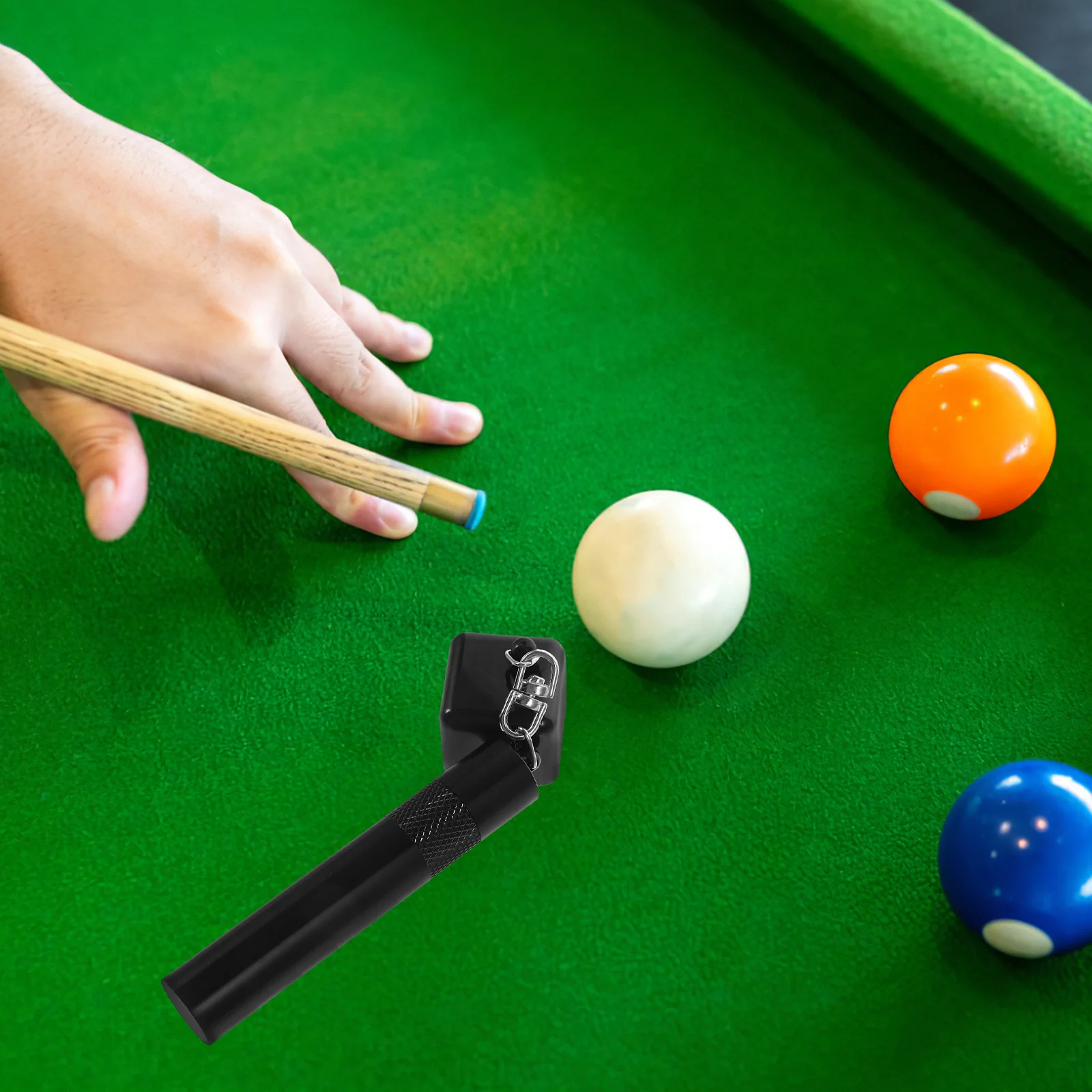 

Billiard Chalk Holder Aluminum Tpu Case For Pool Cue Tips Needles Powder Storage Multi-Functional Organizer