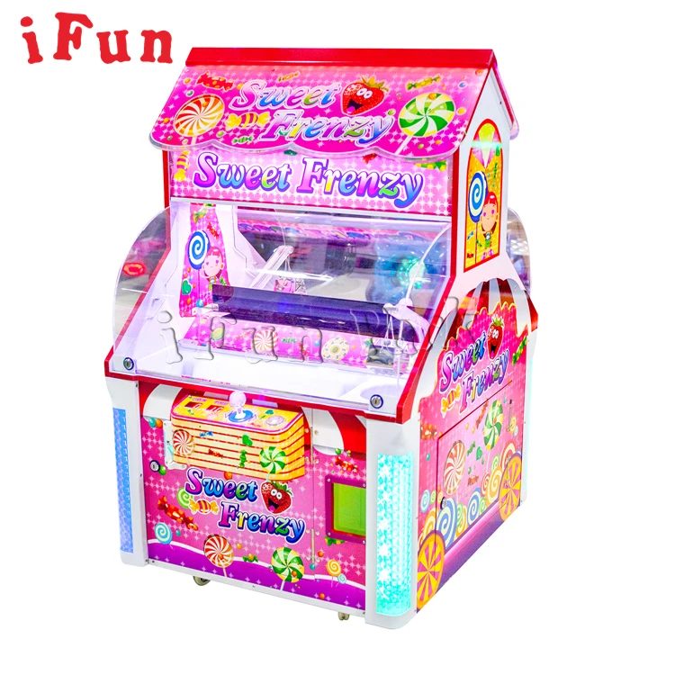 Ifun factory mini  crane machine for sale, kids candy house playcenter equipments