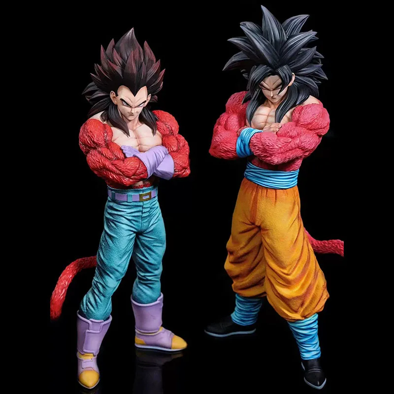 Figura de Acción JT de Dragon Ball 4.0, Goku, Vegeta, Gogeta, Super Saiyan 4, Fusión Dharma, Modelo de Anime, Muñeco de Colección