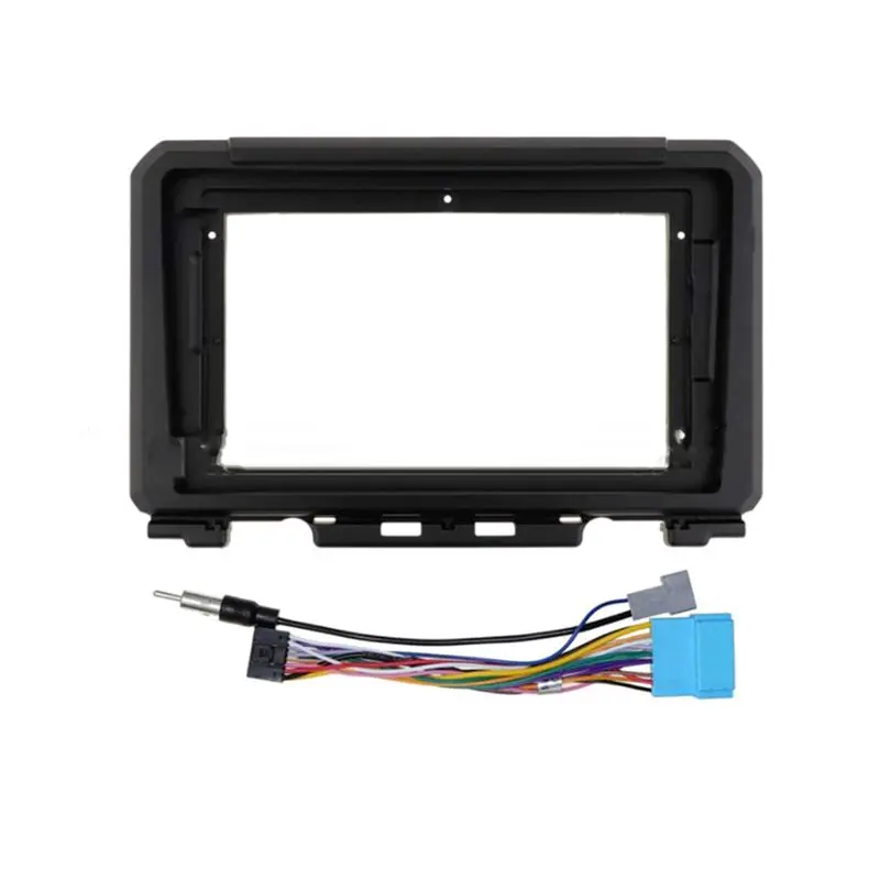 9 Inch Car Fascia Radio Panel For Jimny JB64 2018-2020 Stereo Frame Plate Adapter Mounting Dash Bezel Kit