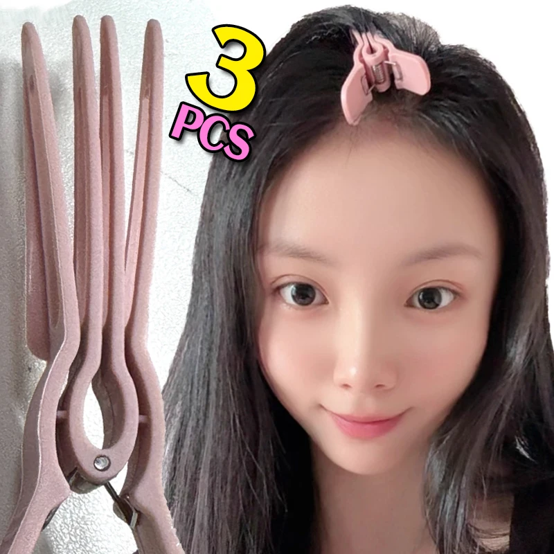 

1/3PCS Fluffy Hairpin Curling Bangs Clips No-Heat Hair Roots Natural Fluffy Hair Clips Women Curling Fixed Shape Styling Clips