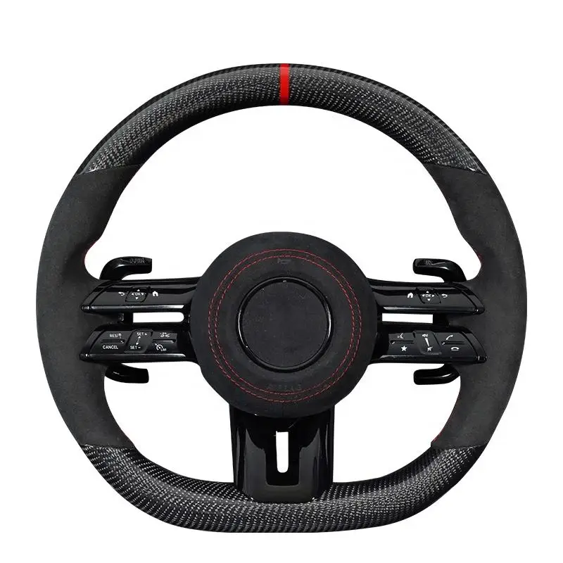 

Customized Steering Wheel for Mercedes-Benz C300 C200 C180 W204 W211W213 W205 W447 E63 S G LED LED Carbon Fiber Steering Wheel
