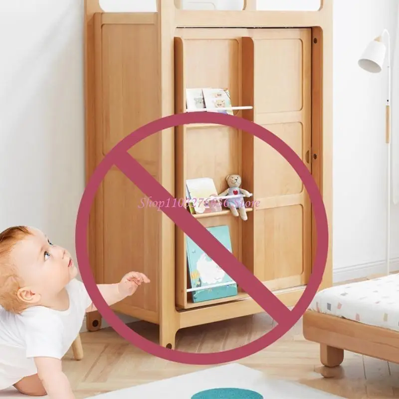 R6FD 4 PCS Nội thất chống đồ nội thất TIP Điều chỉnh khóa tủ khóa chống ngã