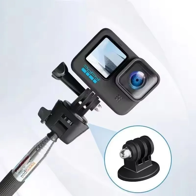 Tripod Mount Adapter for Gopro Hero 13 12 11 10 DJI Osmo Insta 360 Universal Portable 1/4" Tripod Adapter Converter Screw Mount gallery 3
