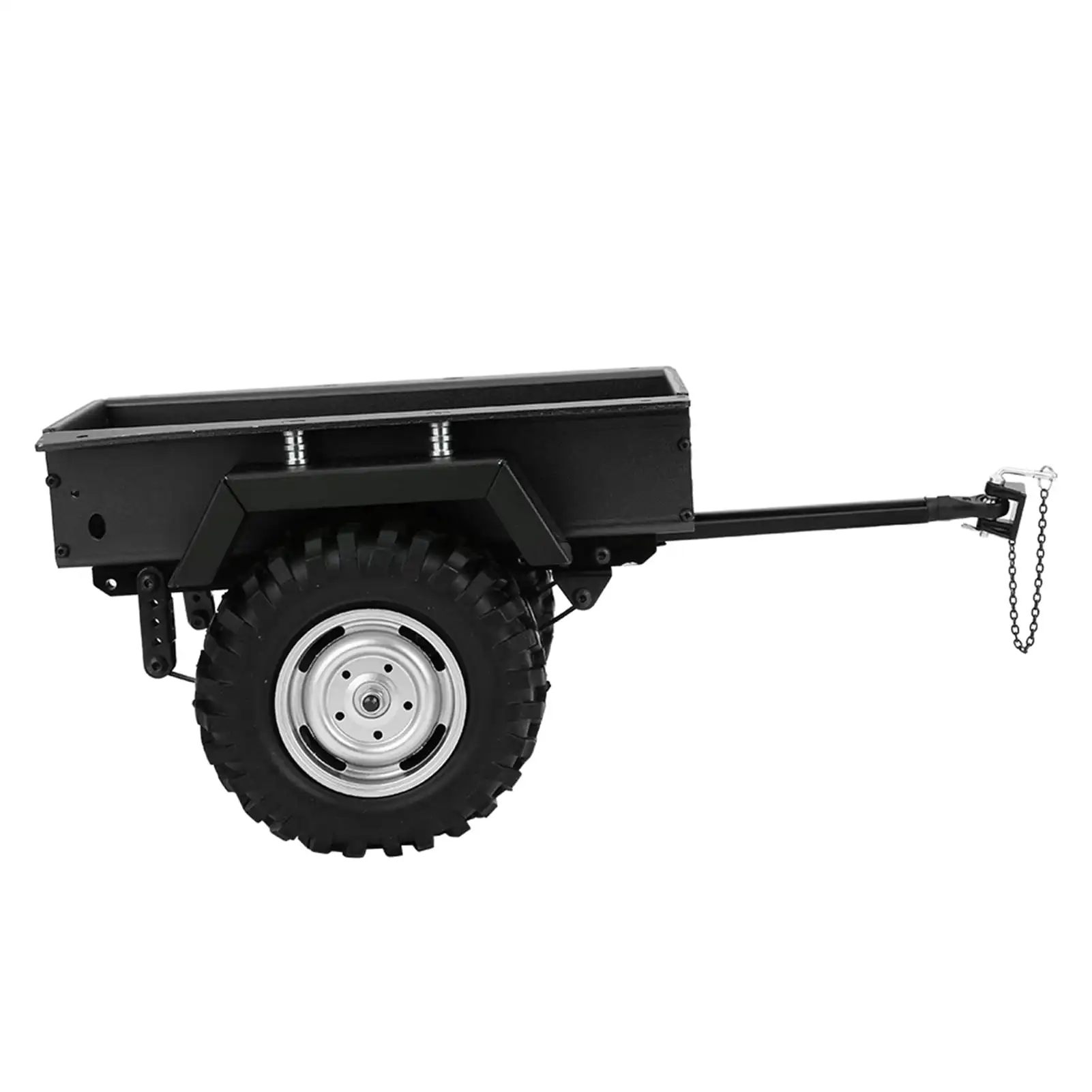 RC Aluminum Alloy Trailer Car for 1/10 Scale RC Crawler Car Axial SCX10 90046 TRX4 TRX6 Tamiya Redcat