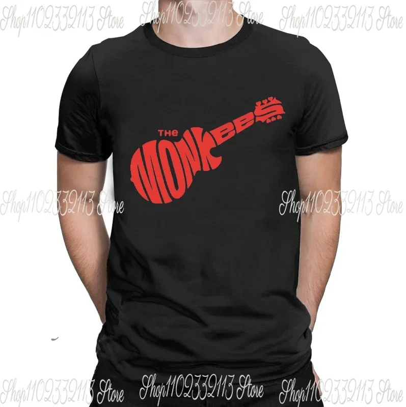 2023 The Monkees Band T Shirt Boys Girls Man Women Casual Street The Monkees Pattern T-Shirt