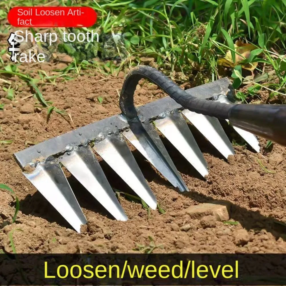 4/5/6/7 Teeth Weeders Weeding Tool Steel Claw Manganese Steel Forged Weed Remover Uprooting Forged Weed Puller